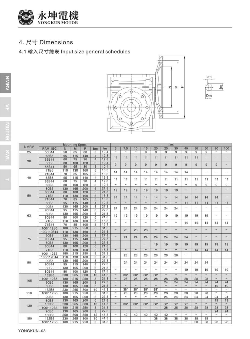 RV蝸輪蝸桿減速機(jī)