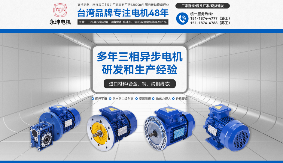 永坤三相異步電機